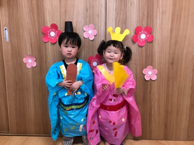 さらな保育園 北海道旭川 0 2歳までの保育園 みどりぐみ ひなまつり写真